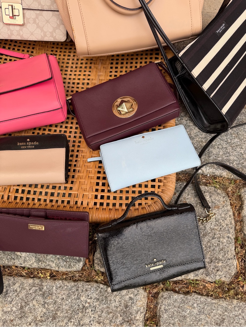 🖤✨Kate Spade Leather Bundle Lot 10 Bags Wallets Crossbodies Wristlets Reseller - Picture 5 of 16